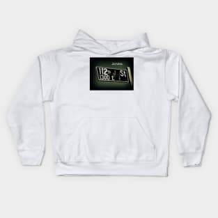 112th Street, Watts, California by Mistah Wilson Kids Hoodie